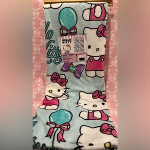 Hello Kitty Plush Throw w Playful Design